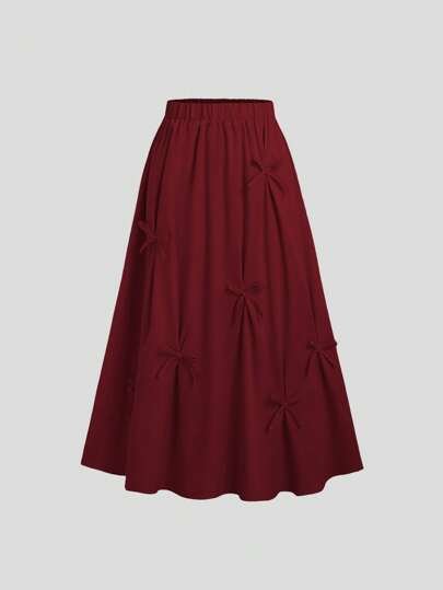 تنورة فيونكة أنيقة